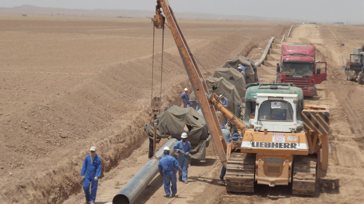 TTOPCO HURMALI 78 KM BORU HATTI ERBİL-IRAK 2012