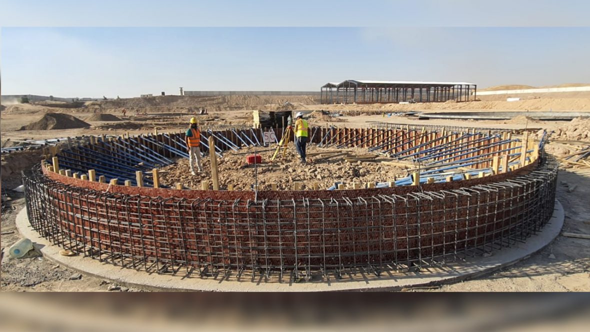 AL-BARHAM GROUP SPEC TANK FOUNDATION CONCRETE CONSTRUCTION KERKÜK-IRAK 2020
