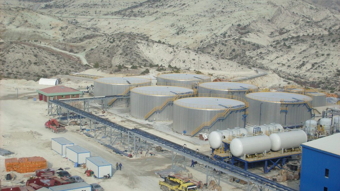 PARK HOLDİNG ETİ SODA A.Ş.PUMP STATIONS AND STORAGE TANKS BEYPAZARI-ANKARA 2008