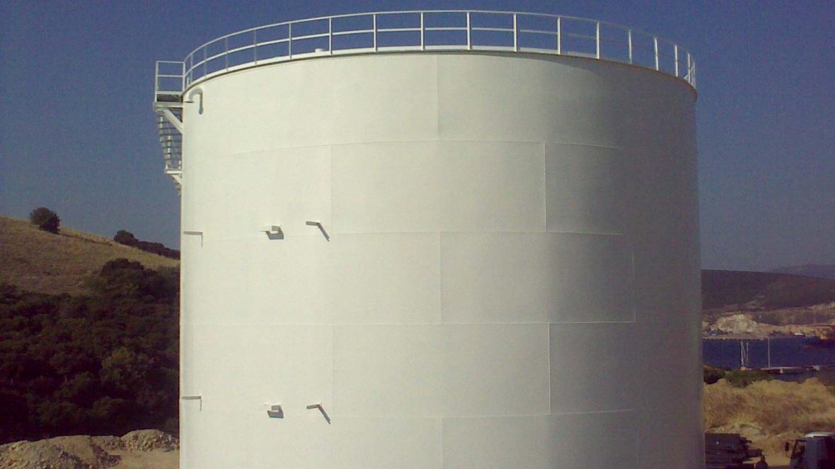 POAŞ ALİAĞA 3.500 M3 FIRE-PROTECTION WATER TANK ALİAĞA-İZMİR 2010